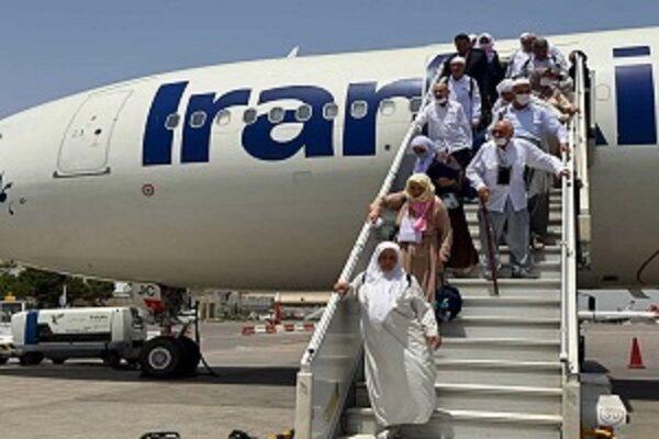بازگشت هوایی حجاج ایرانی باقیمانده در عربستان از طریق فرودگاه بینالمللی مشهد