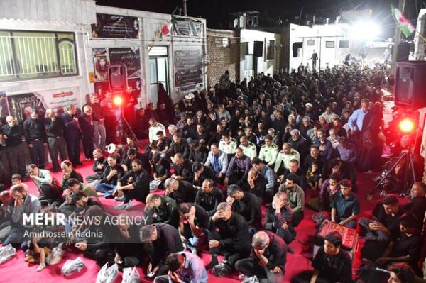 آیین وداع با پیکر پاک ۴ شهید در بابل برگزار شد