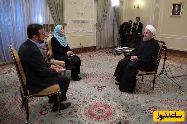 شوخی جالب و هوشمندانه حسن روحانی با المیرا شریفی مقدم+ ویدئو