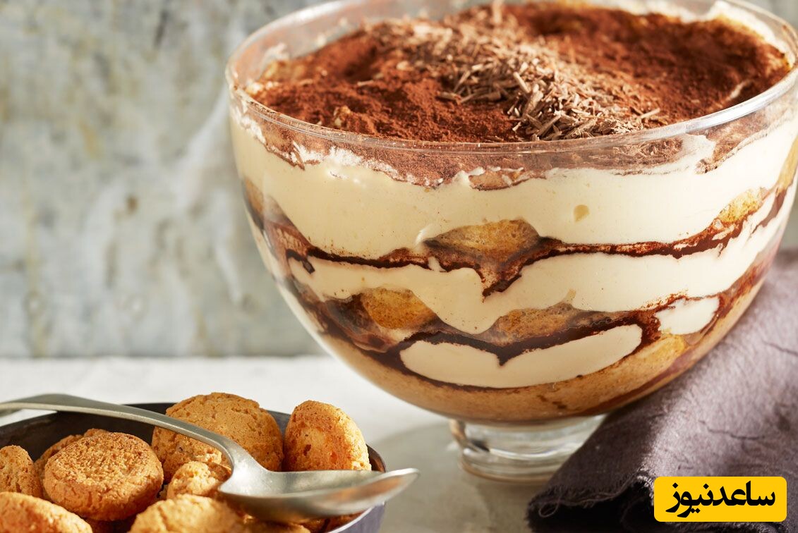 طرز تهیه تیرامیسو لیوانی تک نفره که تا بخال در هیچ کافه ای نخورده‌اید