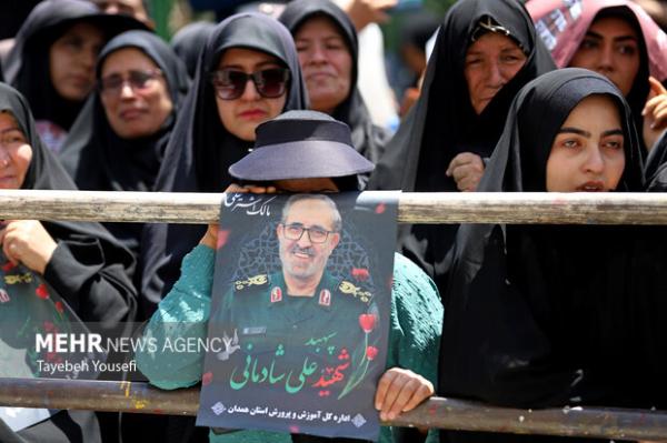 گزارش خبرنگار مهر از مراسم گرامیداشت سردار شهید علی شادمانی در همدان