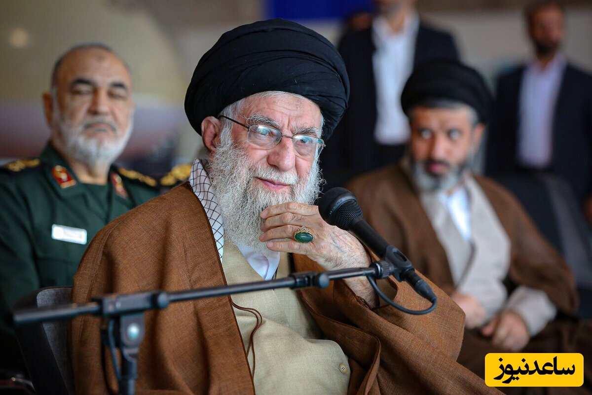 حضور متفاوت پسر رهبر معظم انقلاب میان مردم در مدرسه شهید مطهری/ ساده بدون هیچ محافظ و تجملاتی+عکس