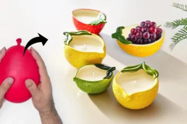 ساخت ظروف میوه جذاب با گچ در خانه