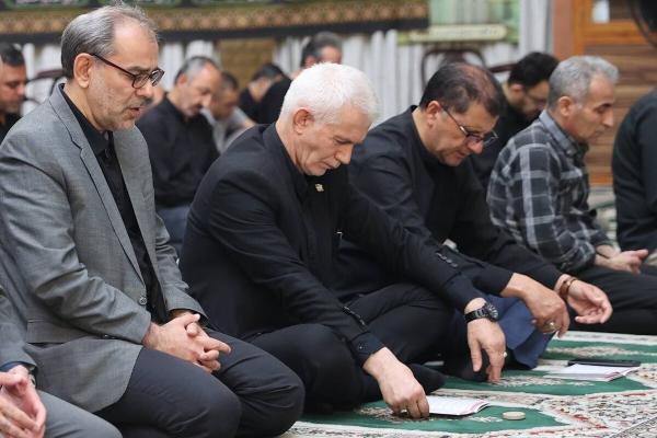 مراسم عزاداری سیدالشهدا (ع) در وزارت ورزش برگزار شد