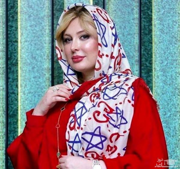 تیپ مجلسی و خاص نیوشا ضیغمی با پیراهن گل گلی و گلدوزی + عکس
