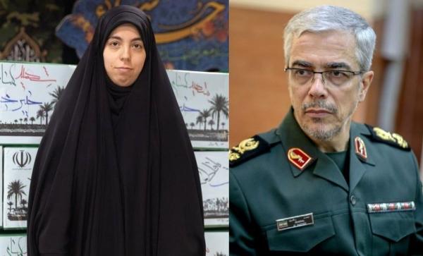   مدل گوشی ساده دختر سردار باقری جلب توجه کرد 