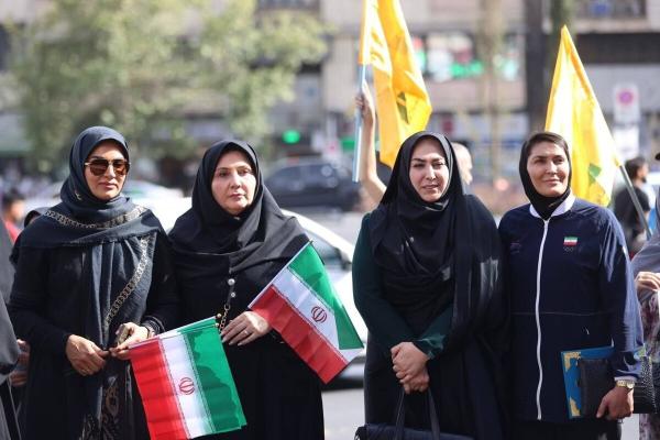  واکنش جامعه ورزش بانوان به جنایات رژیم صهیونیستی 