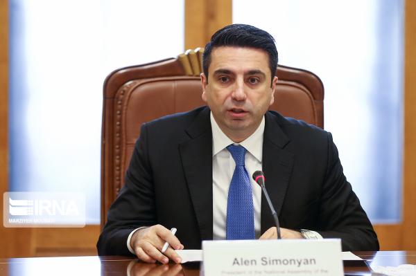 رئیس مجلس ملی ارمنستان حمله تروریستی اسرائیل به ایران را محکوم کرد