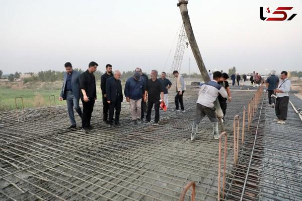  پل عنافچه با ۹۰ درصد پیشرفت در هفته دولت به بهره‌برداری می‌رسد 