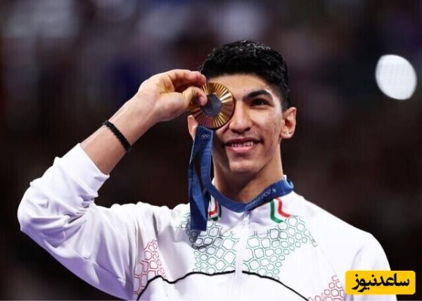 آرین سلیمی پسر طلایی المپیک پاریس مهمان ویژه کنسرت ناصر زینعلی با آهنگ &quot;من دلم از دوری تو خسته شده&quot; +فیلم
