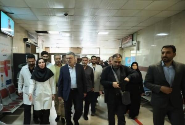 بازدید ظفرقندی از دو بیمارستان تهران