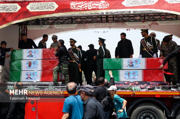 پیکر شهید طهرانچی و همسرش در حرم عبدالعظیم حسنی(ع) به خاک سپرده شد
