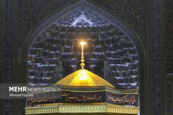 مشهدالرضا(ع) در شب تاسوعای حسینی غرق در ماتم است