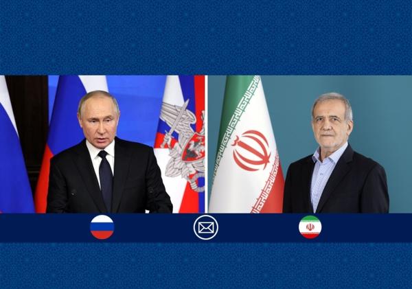  پیام تبریک پزشکیان به رئیس جمهور فدراسیون روسیه 