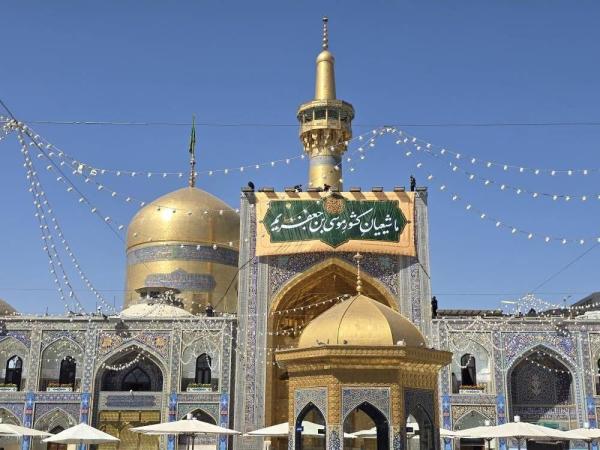 آیین جشن میلاد امام کاظم(ع) در حرم رضوی برگزار شد
