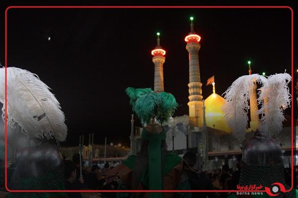  حال و هوای حرم حضرت معصومه(س) در شب تاسوعای حسینی 
