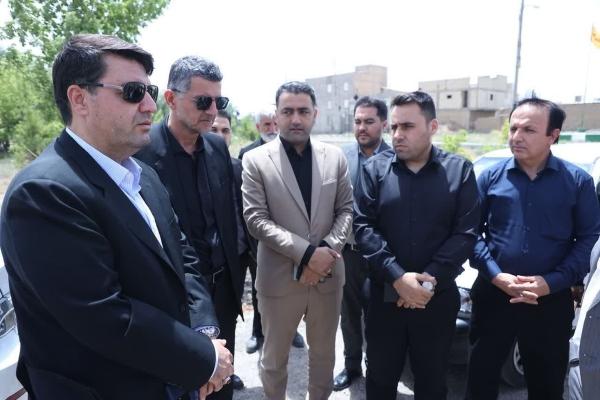 بازدید سرپرست معاونت هماهنگی امور عمرانی استانداری قزوین از پروژههای درمانی و شهرداری شهر خاکعلی