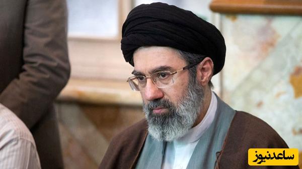حضور حجت‌ الاسلام مجتبی خامنه‌ای، پسر دوم رهبر انقلاب در مراسم تشییع شهدا +فیلم