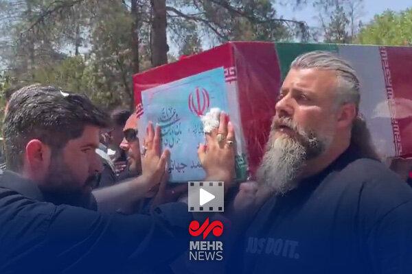 مراسم تشییع پیکر شهدای حملات اخیر تروریستی در بهشت زهرا