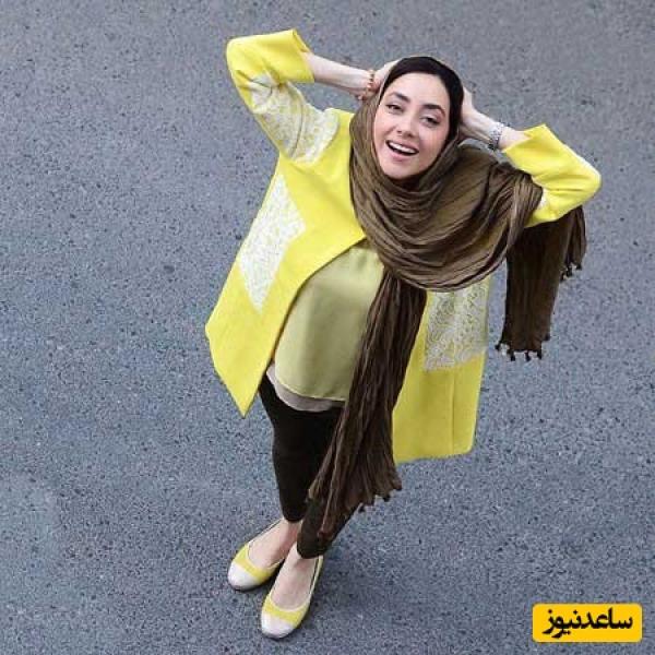 لباس بلند و بسیار شیک بهاره کیان افشار چشم همه رو خیره کرد/ لباسی با طرح اصیل و ایرانی و دوخت عالی