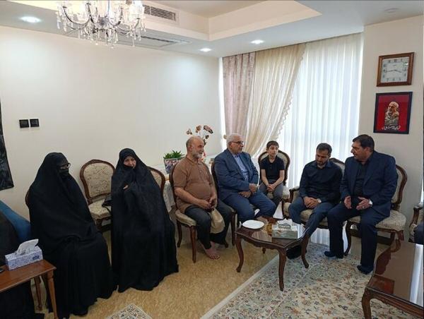  دیدار مخبر با خانواده سپهبد شهید غلامعلی رشید 