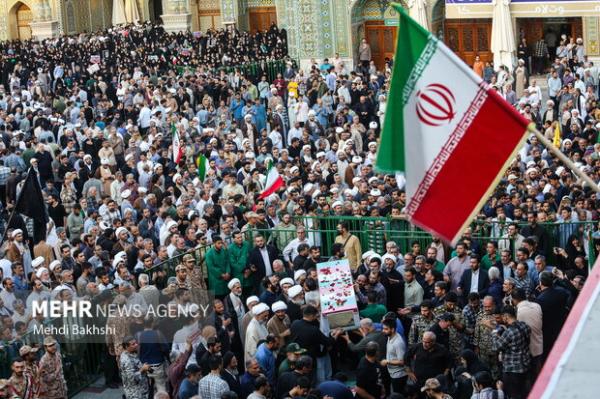آیین بزرگداشت شهدای حملات رژیم صهیونیستی در قم برگزار می‌شود