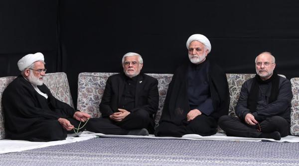  مداحی با مضمون ایران در عزاداری بیت رهبری 