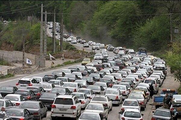  ترافیک سنگین در برخی مقاطع محورهای شمالی 