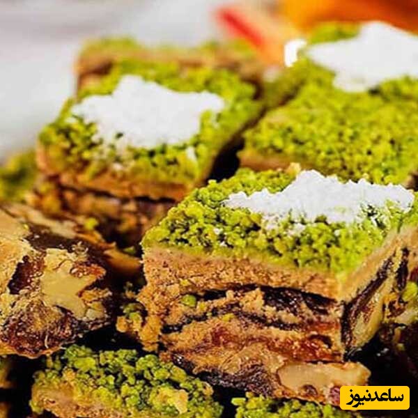 طرز تهیه رنگینک خرما خوشمزه و خانگی/ مناسب مهمانی و باکلاس