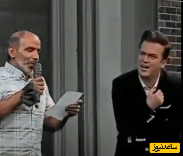 اجرای خنده دار شرکت کننده در برنامه شب آهنگی با آهنگ با انگشت همه نشون میدن منو ...+فیلم/ حامد آهنگی کم مونده تشنج کنه از خنده...