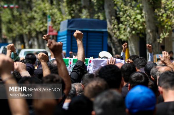 تشییع پیکر شهید راه وطن «مهران منوری» در فومن