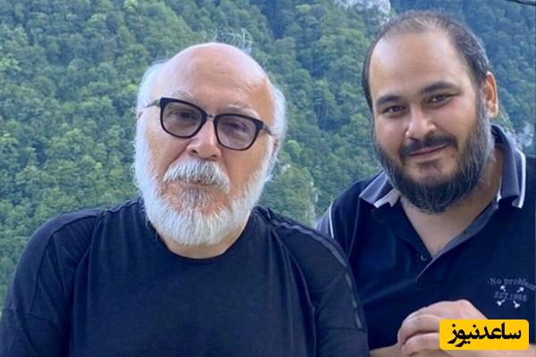 سلفی زیبای رایان سرلک، دارای سریال درانتهای شب با پدر رضا داوودنژاد در پشت صحنه/ الهی چه صورت دلنشینی داره+عکس