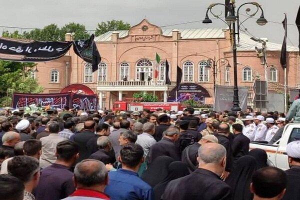 تشییع پیکر شهید سردار لطفی در ارومیه آغاز شد