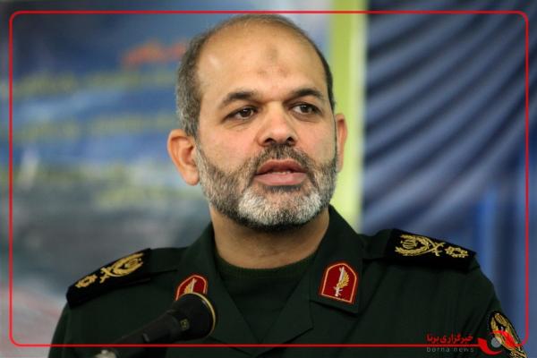  سردار وحیدی: هدف اصلی در حمله موشکی ایران، ۳ پایگاه هوایی در نقاط مختلف اسرائیل بود 