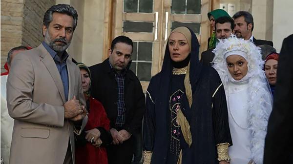   بازیگران سریال آوای باران در یک مراسم ختم 