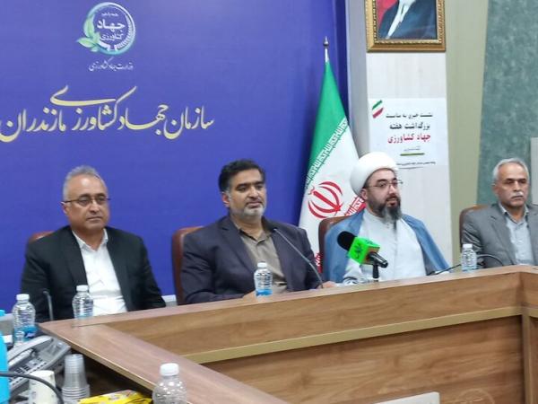 ۶۲ پروژه کشاورزی در مازندران افتتاح می‌شود
