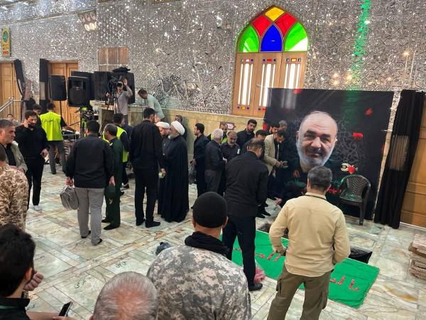 تصاویری از آمادهسازی آرامگاه سردار شهید سلامی