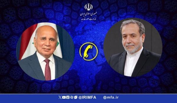 تماس تلفنی وزیر امور خارجه عراق با وزیر امور خارجه کشورمان