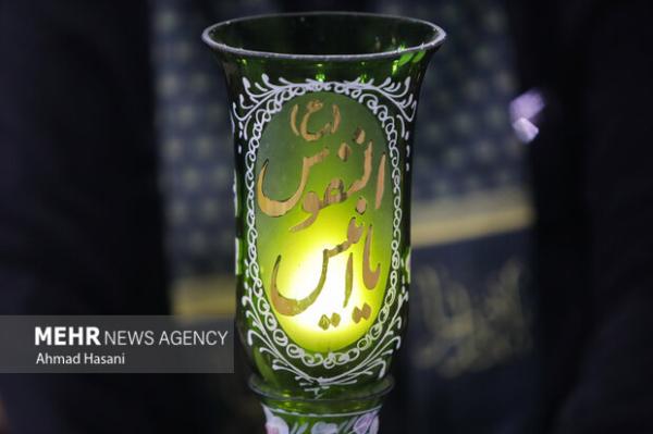 مراسم روضه خوانی شب هشتم ماه محرم در مشهد