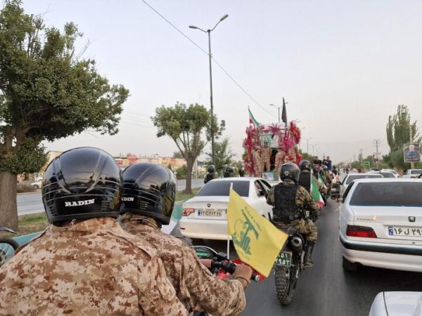 همراهی باشکوه با پیکر سردار «شادمانی» در همدان