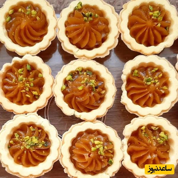 طرز تهیه شیکترین حلوای ماه محرم با عطر و طعم عاالی/ واقعا که عجب حلوای قندی تو!