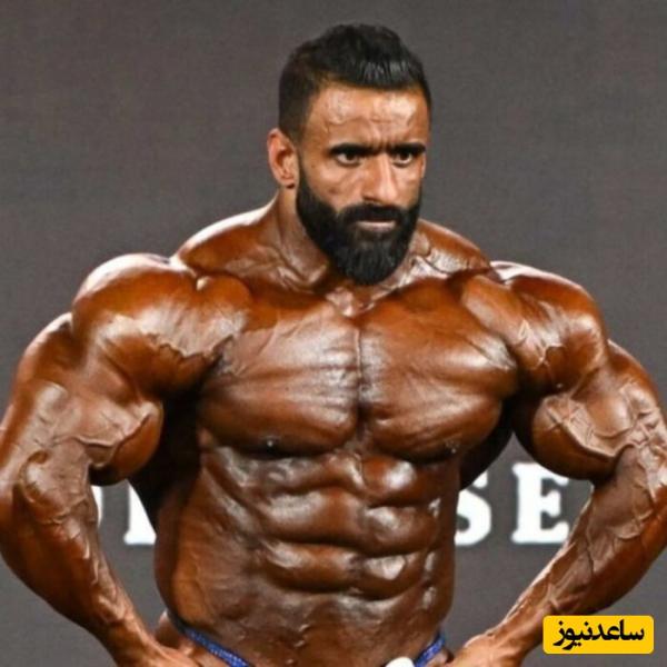 گردنبند طلایی و سنگین هادی چوپان با طرح نقشه ایران/ هادی چوپان و افتخار به ایرانی بودن + عکس
