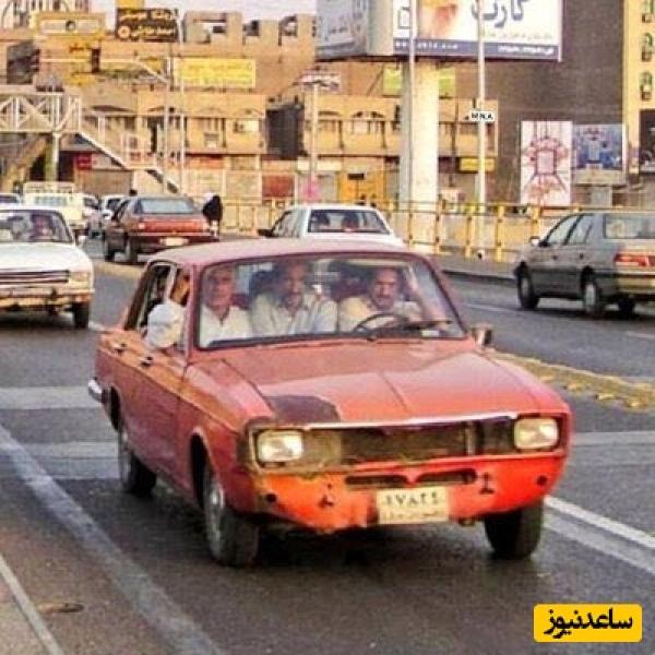 خلاقیت تحسینبرانگیز و خندهدار راننده پیکان نوستالژی در نوشته «پشت ماشینی» حماسه آفرید/مدل پایین ولی مرام بالا😂