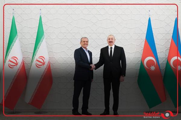  استقبال علی‌اف از پزشکیان 