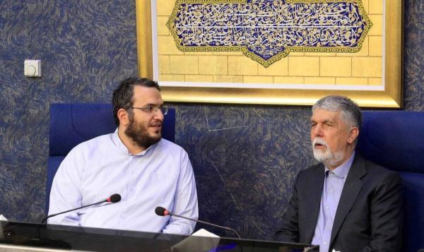  دیدار وزیر فرهنگ و ارشاد اسلامی با رئیس حوزه هنری انقلاب اسلامی 