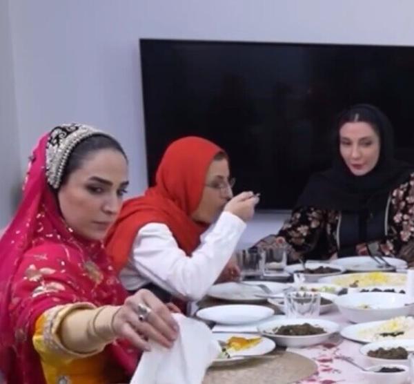 ویدئو/حدیث میرامینی: انقدر تو خونه غذا درست نکردم که پسرم میگه حداقل تخممرغ بذار/ سوگل طهماسبی ما لریم, عادت داریم همیشه..