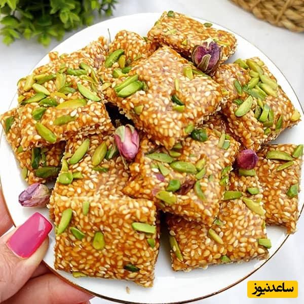 برای اولین بار طرز تهیه سوهان کنجدی به روش بازاری