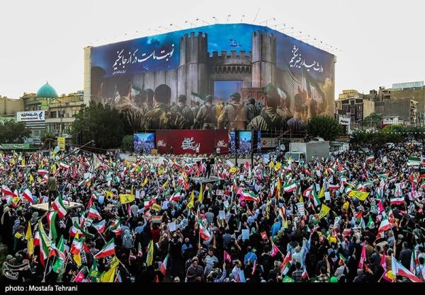  حضور ۳ میلیون نفر تهرانی در راهپیمایی غدیر 