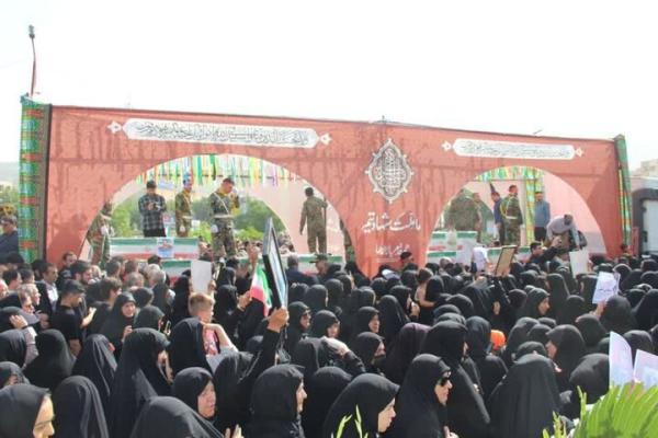 تشییع با شکوه ۱۰ شهید سرافراز وطن در خرم‌آباد