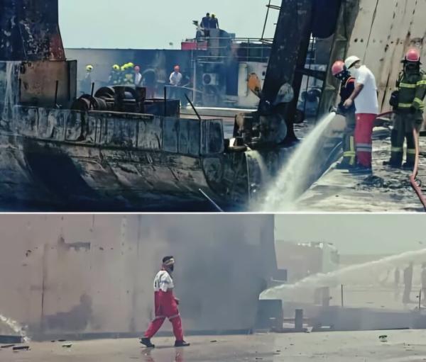 پایان جست‌وجو در حادثه اسکله بندر دیر؛ فوتی‌ها به ۴ نفر رسید